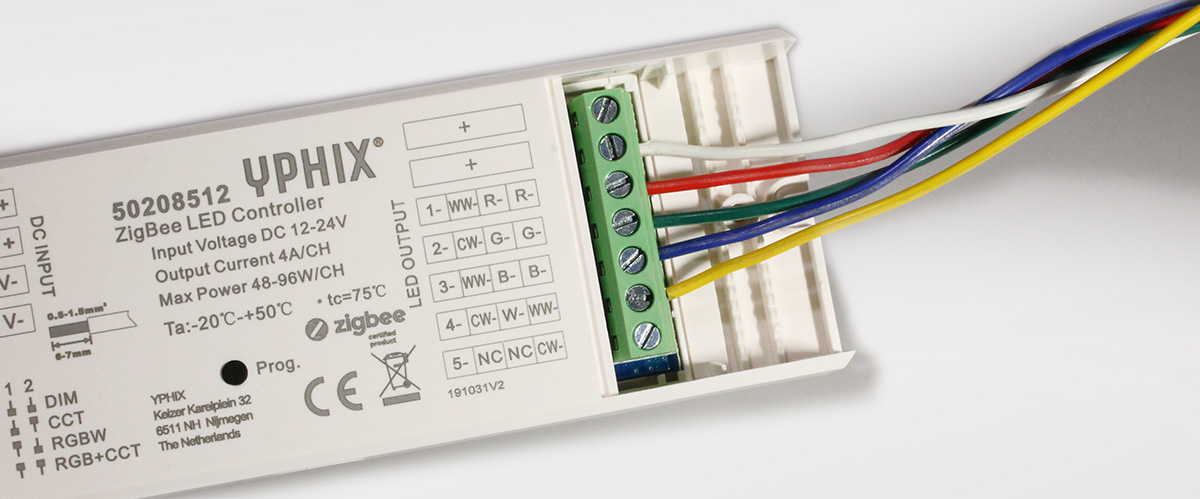 Anschluss eines RGB(W) Controllers