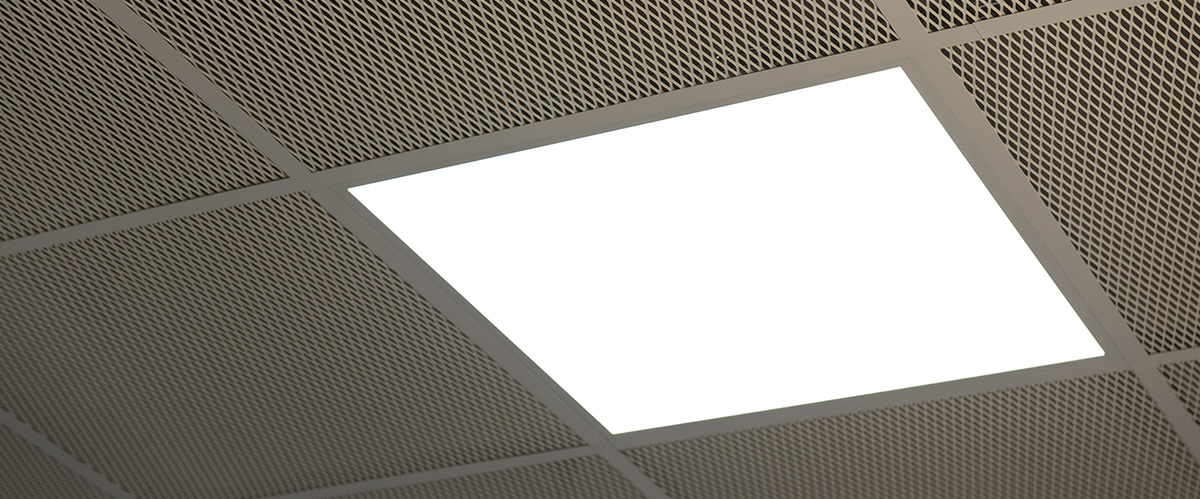 LED-Panel in der Decke