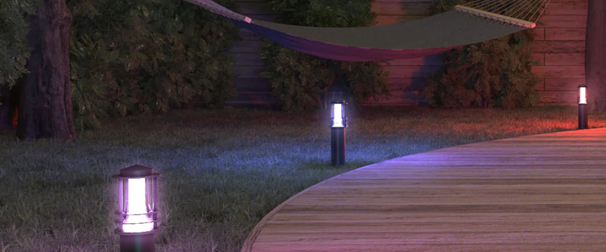 Smart Lampe für die Gartenbeleuchtung