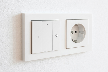 Wandbedienung zur Kopplung mit einem Zigbee-Dimmer
