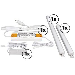 Schrankbeleuchtung 60cm Komplettset | LEDdirect