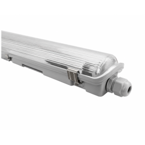 LED-Feuchtraumleuchte 1x60cm T8 Aquaproof Pro IP65 IK08 – ohne Röhre