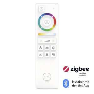 Tint Smart LED Fernbedienung Weiß | Zigbee 3.0 | Bluetooth | Für Smarte Beleuchtung