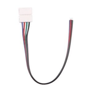 LED-Streifen Verbindungsstück Streifen zu Kabel 12V und 24V RGB 5050 SMD IP20