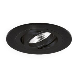 Mini einbaustrahler Venezia MR11 (35mm) rund Schwarz Schwenkbar