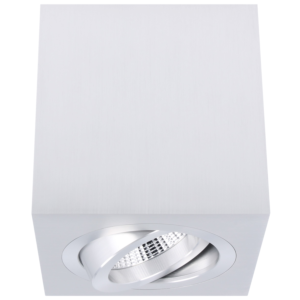 Aufbaustrahler Palermo Aluminium quadratisch schwenkbar