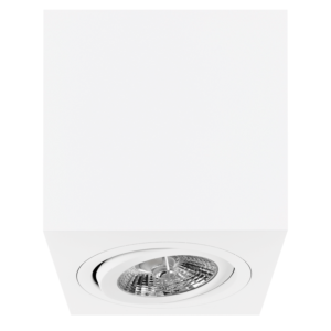 Aufbaustrahler Palermo AR70 Weiß quadratisch schwenkbar