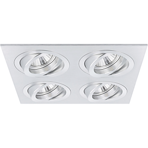Einbaustrahler Torino carré Aluminium schwenkbar