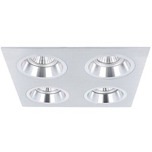 Einbaustrahler Milano carré Aluminium vertieft