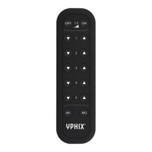 RF-Fernbedienung für LED-Dimmers CV-5ZD CC-350-5ZD und CC-700-5ZD Schwarz