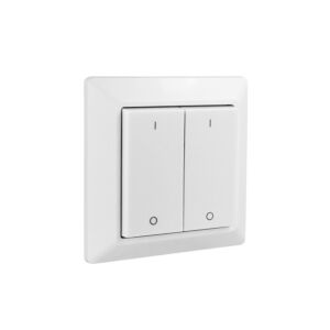 Kabellose Wandbedienung Zigbee 2 Zonen auf Bewegungsenergie
