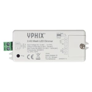 LED-Dimmer-Modul 2,4G – 12V–48V | Kabelloser LED Streifen Dimmer – Max. 8A