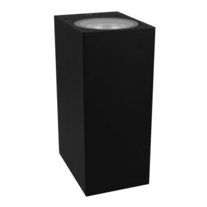 Wandleuchte Kubbe 2 up and down Schwarz IP44 GU10