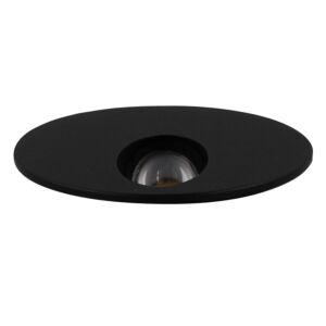 LED-Wandleuchte Mala Rund Schwarz 3W 3000K IP54