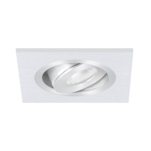 LED Einbaustrahler Alba quadratisch 3W 2700K Aluminium IP65 dimmbar schwenkbar