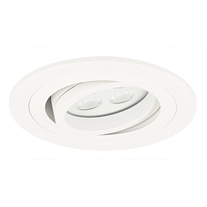 LED Einbaustrahler Montella rund 5W 2700K Weiß IP65 dimmbar schwenkbar