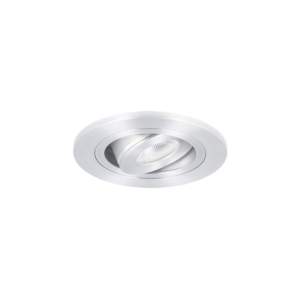 LED Einbaustrahler Monza rund 3W 2700K Aluminium IP65 dimmbar schwenkbar