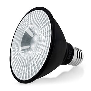 E27 LED-Lampe Pollux Par 30 11W 3000K dimmbar Schwarz