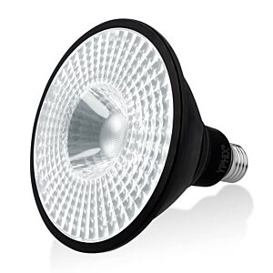 E27 LED-Lampe Pollux Par 38 17W 4000K dimmbar Schwarz