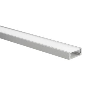 LED-Streifen Profil Felita Aluminium extra niedrig 5m (2 x 2,5m) inkl. milchweißer Abdeckung
