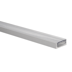 LED-Streifen Profil Felita Aluminium extra niedrig 1m inkl. transparente Abdeckung