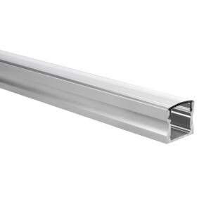 LED-Streifen Profil Potenza hoch 1m inkl. transparente Abdeckung