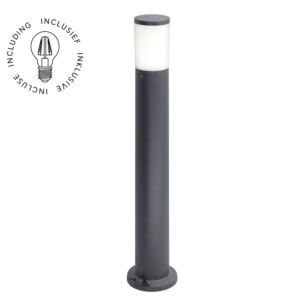 Außenstehleuche Amelia 800 E27 rund Schwarz IP55 inkl. Lichtquelle 6W 2700k