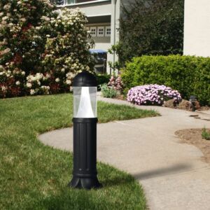 Außenstehleuche Sauro GX53 rund Schwarz IP55 inkl. Lichtquelle 7W 3000K/4000K/6500K