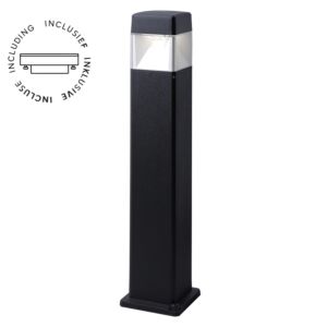 Außenstehleuche Elisa 800 GX53 quadratisch Schwarz IP55 inkl. Lichtquelle 3W 3000K/4000K/6500K