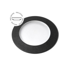Bodeneinbaustrahler Ceci 1 GX53 Schwarz IP67 rund inkl. Lichtquelle 3W 3000k