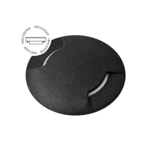 Bodeneinbaustrahler Ceci 2 GX53 Schwarz IP67 rund inkl. Lichtquelle 3W 3000K/4000K/6500K