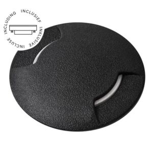 Bodeneinbaustrahler Ceci 2 GX53 Schwarz IP67 rund inkl. Lichtquelle 3W 3000K/4000K/6500K