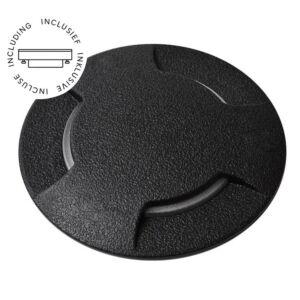 Bodeneinbaustrahler Ceci 3 Schwarz rund IP67 inkl. GX53 3W 3000K/4000K/6500K