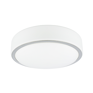 LED-Deckenleuchte Zamora rund 25,5 cm IP44 Glas