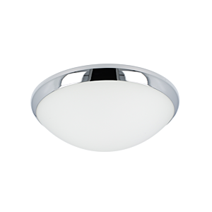 LED-Deckenleuchte Lugo rund 23,5 cm IP44 Glas