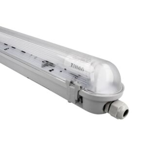 Halterung LED-Röhren 1 X 60cm Aqua Pro koppelbar IP65 inkl. LED-Röhre 9W 3000K