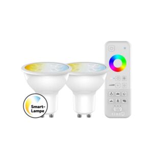 Smart LED tint Starterset GU10 5,5W 2700K-6500K Weiß