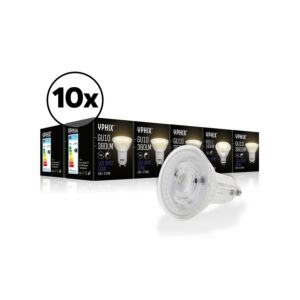 GU10 LED-Lampe Izar 10er-Pack 36° 6W 2700K dimmbar