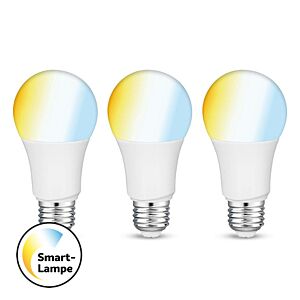 Smart LED tint 3er-Pack E27 5,8W 2700K-6500K Weiß