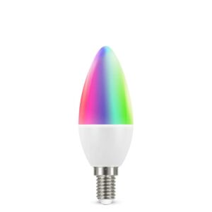 E14 Smart LED Lampe Kerzenform tint 6W RGBW dimmbar