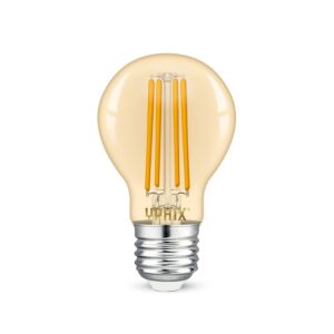 E27 LED Filament Lampe Atlas A60 amber 8W 1800K dimmbar