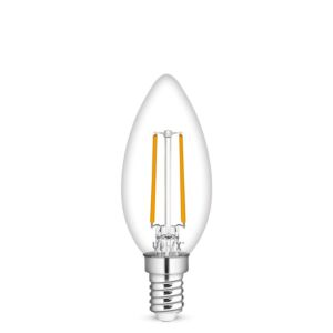 Yphix E14 LED Lampe Kerzenform B35 Filament Atlas 2,5W 2700K Dimmbar