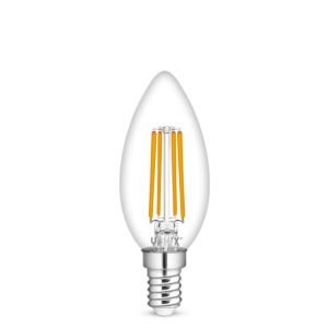 E14 LED Lampe Kerzenform B35 Filament Atlas 4,5W 2700K dimmbar