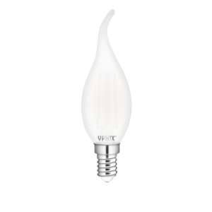 E14 LED Filament Kerzenlampe Atlas BA35 milchweiß 3W 2700K dimmbar
