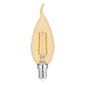 E14 LED Lampe Kerzenform BA35 Filament Atlas 4,5W 2200K gold