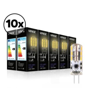 GU4/MR11 LED-Lampe Alcor 10er-Pack 12V 1,6W SMD 3000K dimmbar