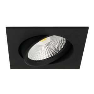 LED Einbaustahler Eleanora quadratisch 6W dim to warm 2000K-3000K Schwarz inklusiv Treiber IP44