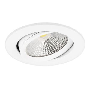 LED Einbaustahler Eleanora rund 6W dim to warm 2000K-3000K Weiß inklusiv Treiber IP44