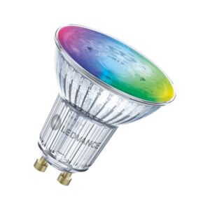 Smart+ GU10 RGBW Smart Lampe 4,7W + Tunable White 2700–6500K – WLAN App – Dimmbar – Matter kompatibel mit Alexa, Google Home & Apple Home