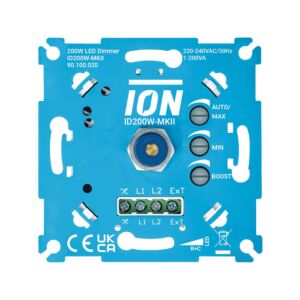 LED Dimmer 0,3-200W Einbau 230V Phasenabschnitt